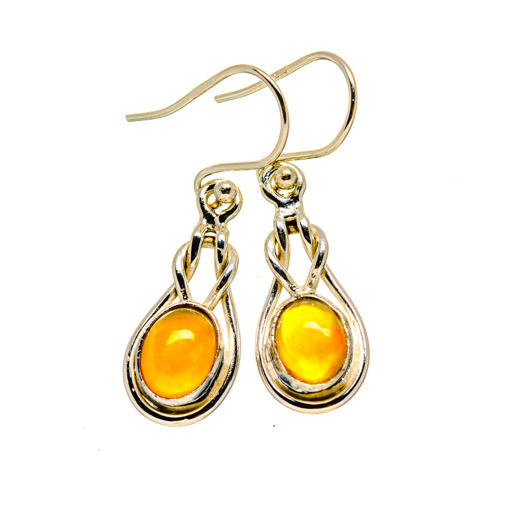 Ethiopian Opal Earrings handcrafted by Anasilvercos - EARR412800