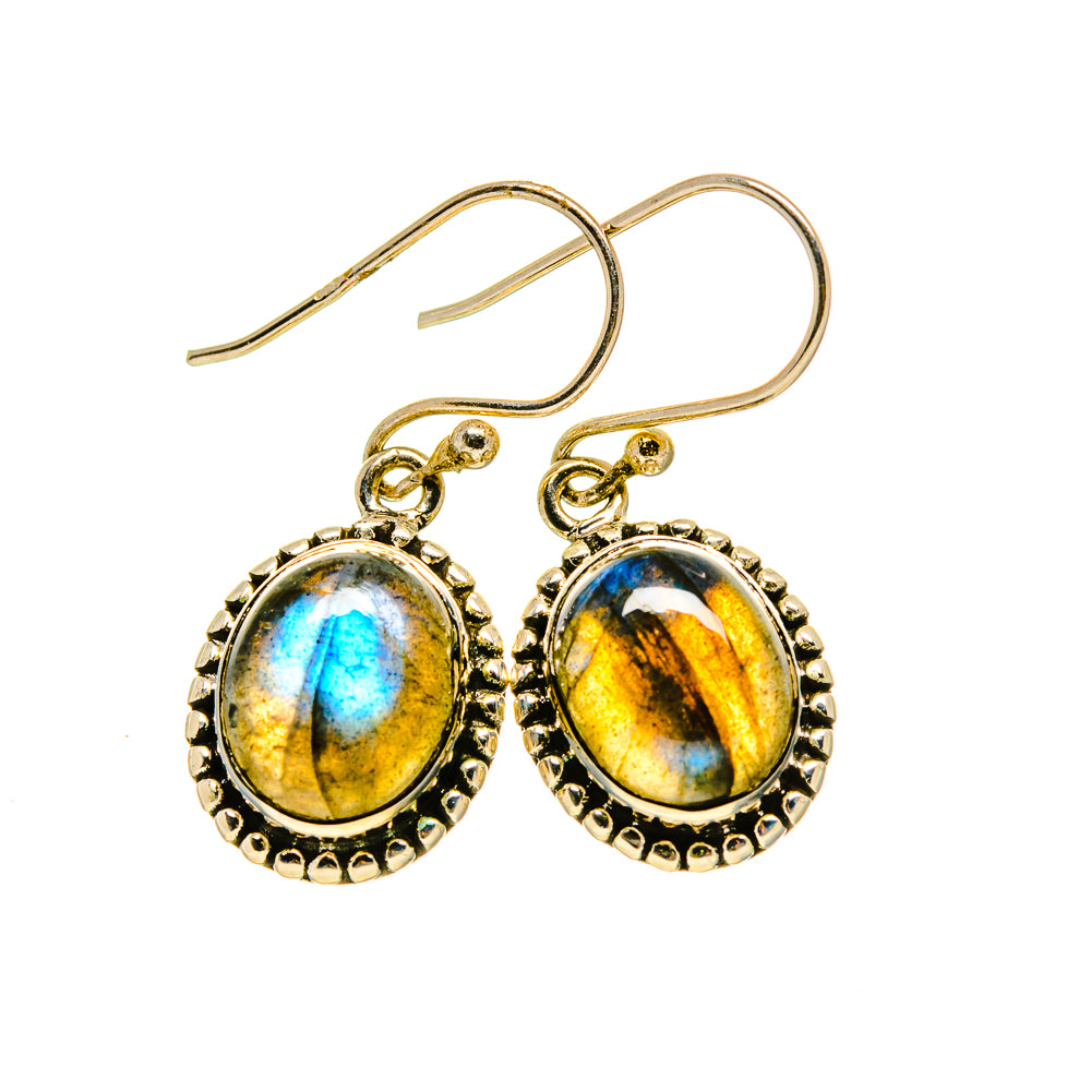 Labradorite Earrings handcrafted by Anasilvercos - EARR412841