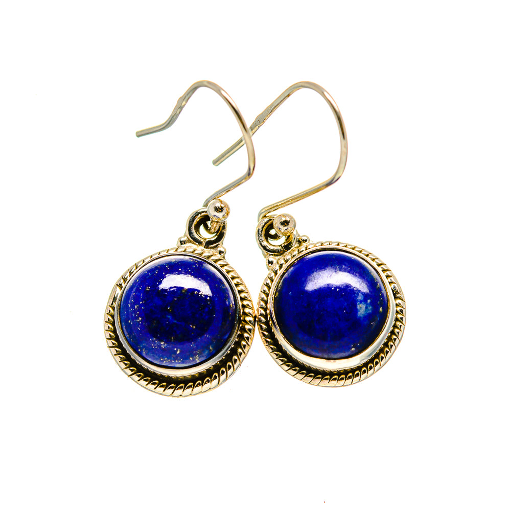 Lapis Lazuli Earrings handcrafted by Anasilvercos - EARR412878