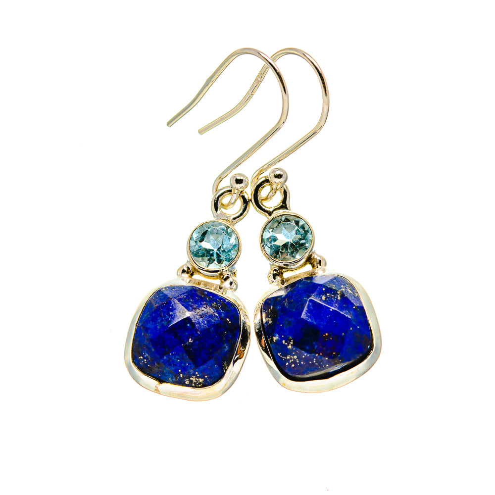 Lapis Lazuli Earrings handcrafted by Anasilvercos - EARR412887