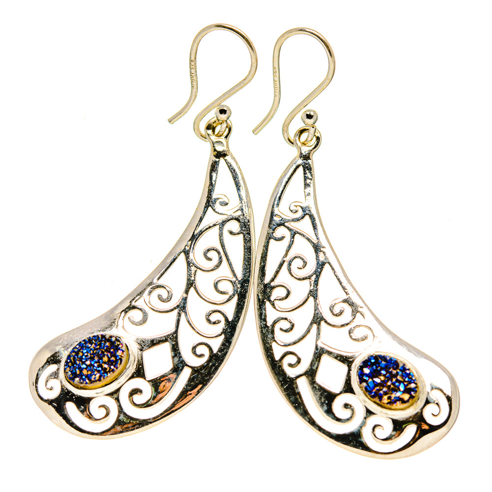 Titanium Druzy Earrings handcrafted by Anasilvercos - EARR412890