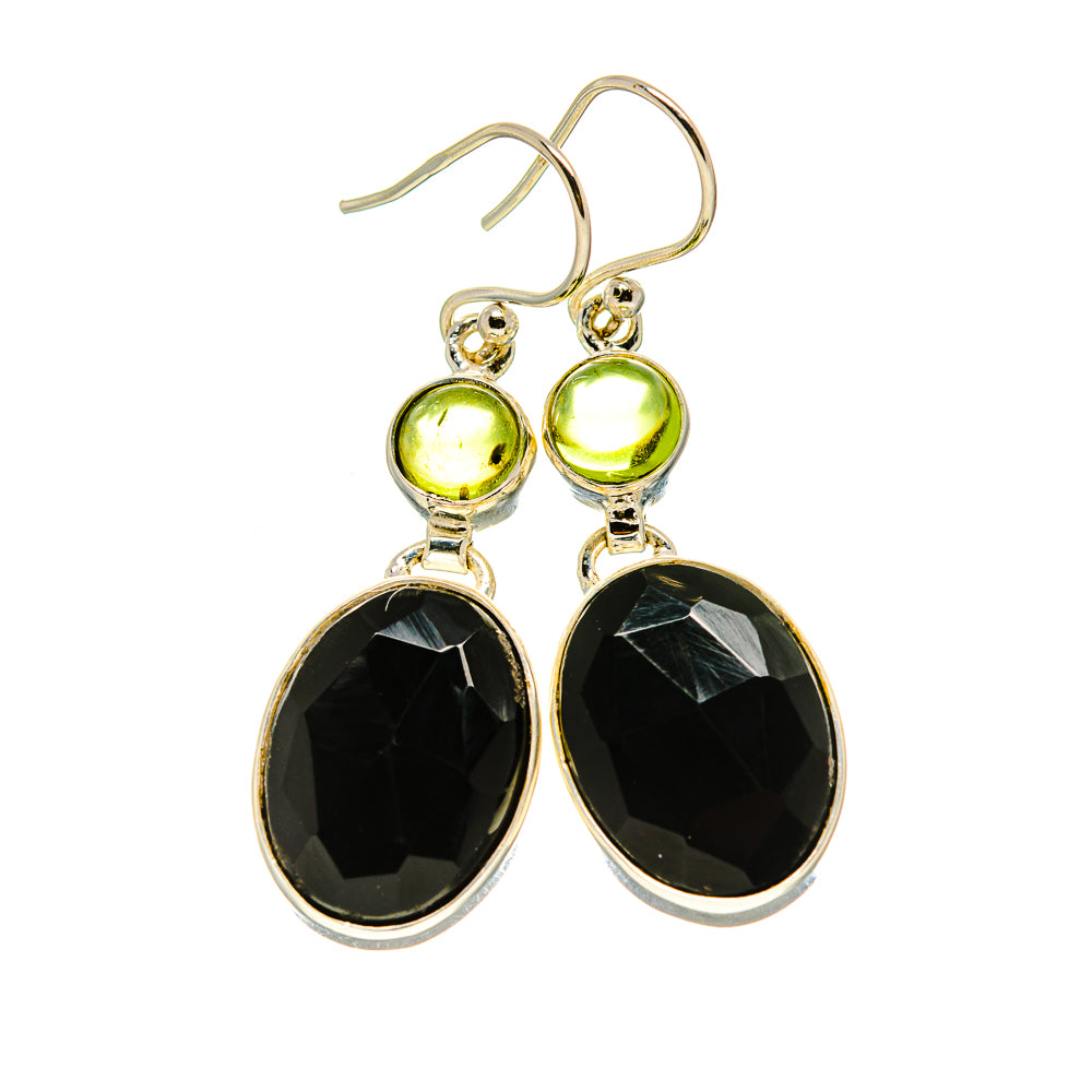 Black Onyx Earrings handcrafted by Anasilvercos - EARR412897
