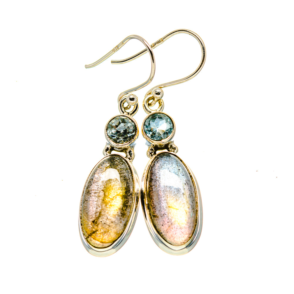 Labradorite Earrings handcrafted by Anasilvercos - EARR412912