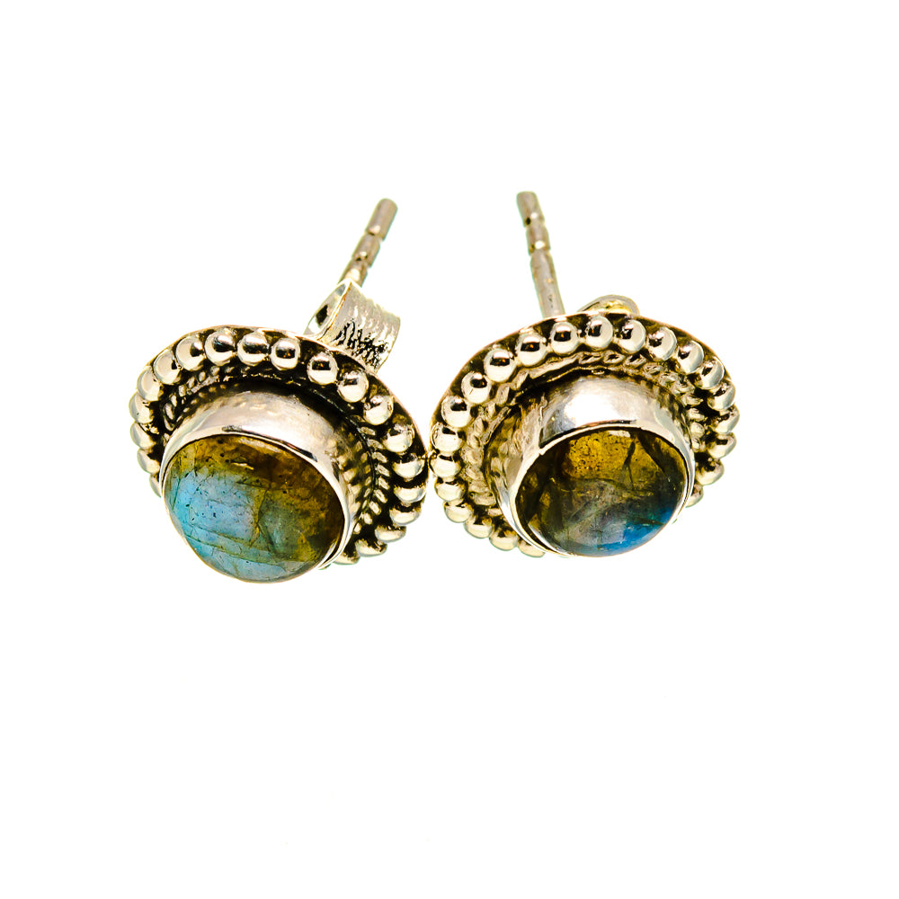 Labradorite Earrings handcrafted by Anasilvercos - EARR412938