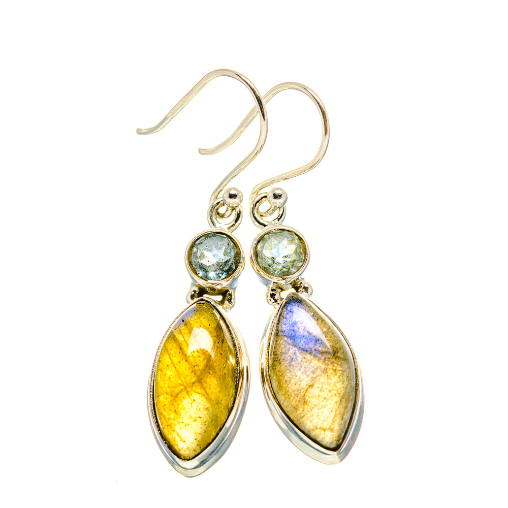 Labradorite Earrings handcrafted by Anasilvercos - EARR412952