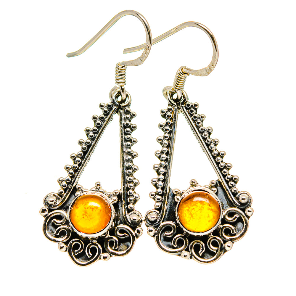 Carnelian Earrings handcrafted by Anasilvercos - EARR412956