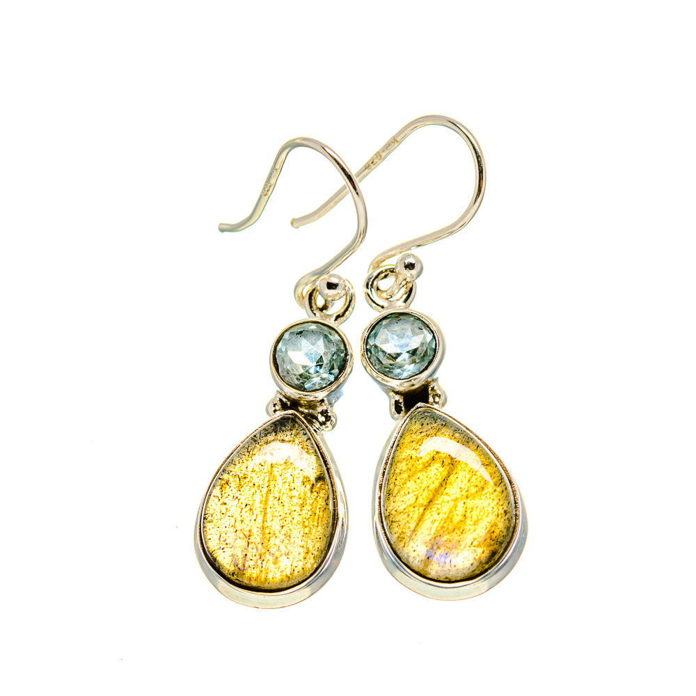 Labradorite Earrings handcrafted by Anasilvercos - EARR412974