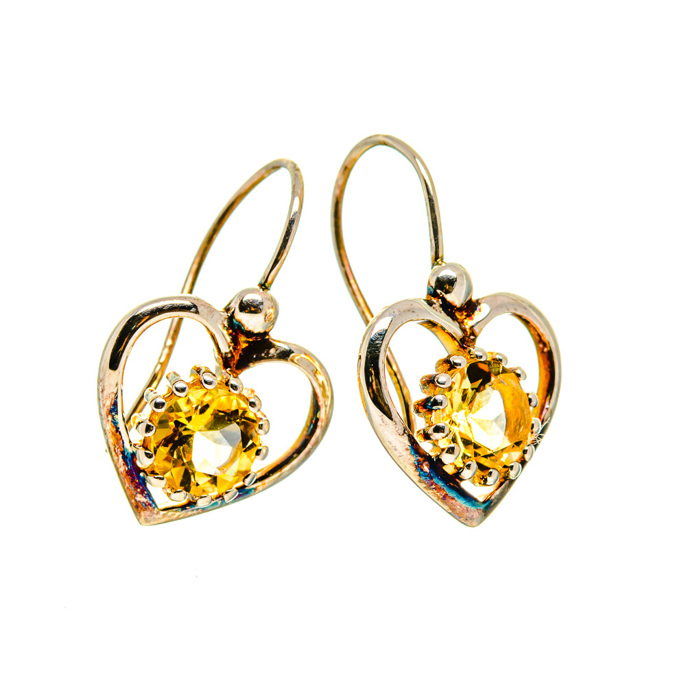 Citrine Earrings handcrafted by Anasilvercos - EARR412988