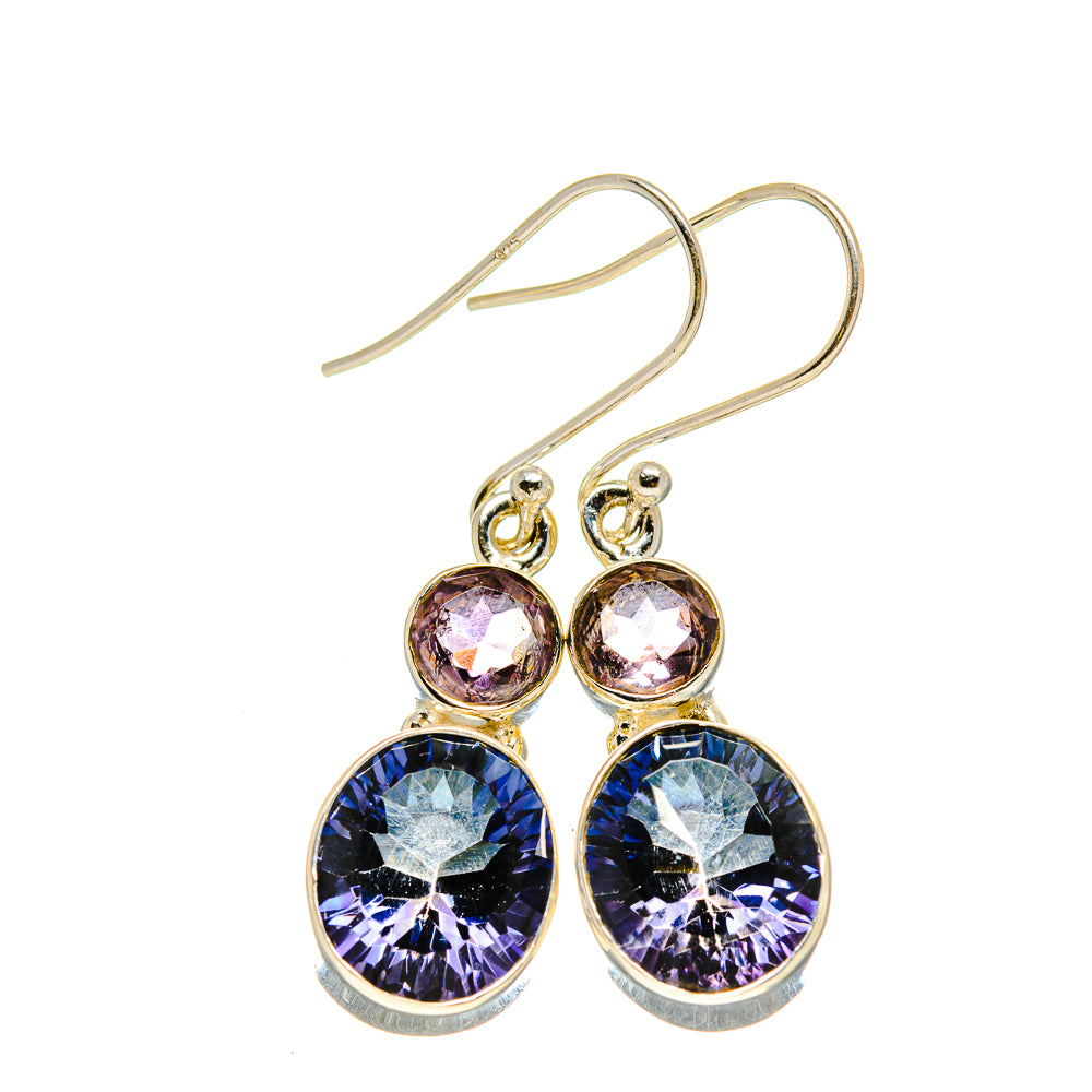 Blue Mystic Topaz Earrings handcrafted by Anasilvercos - EARR412995