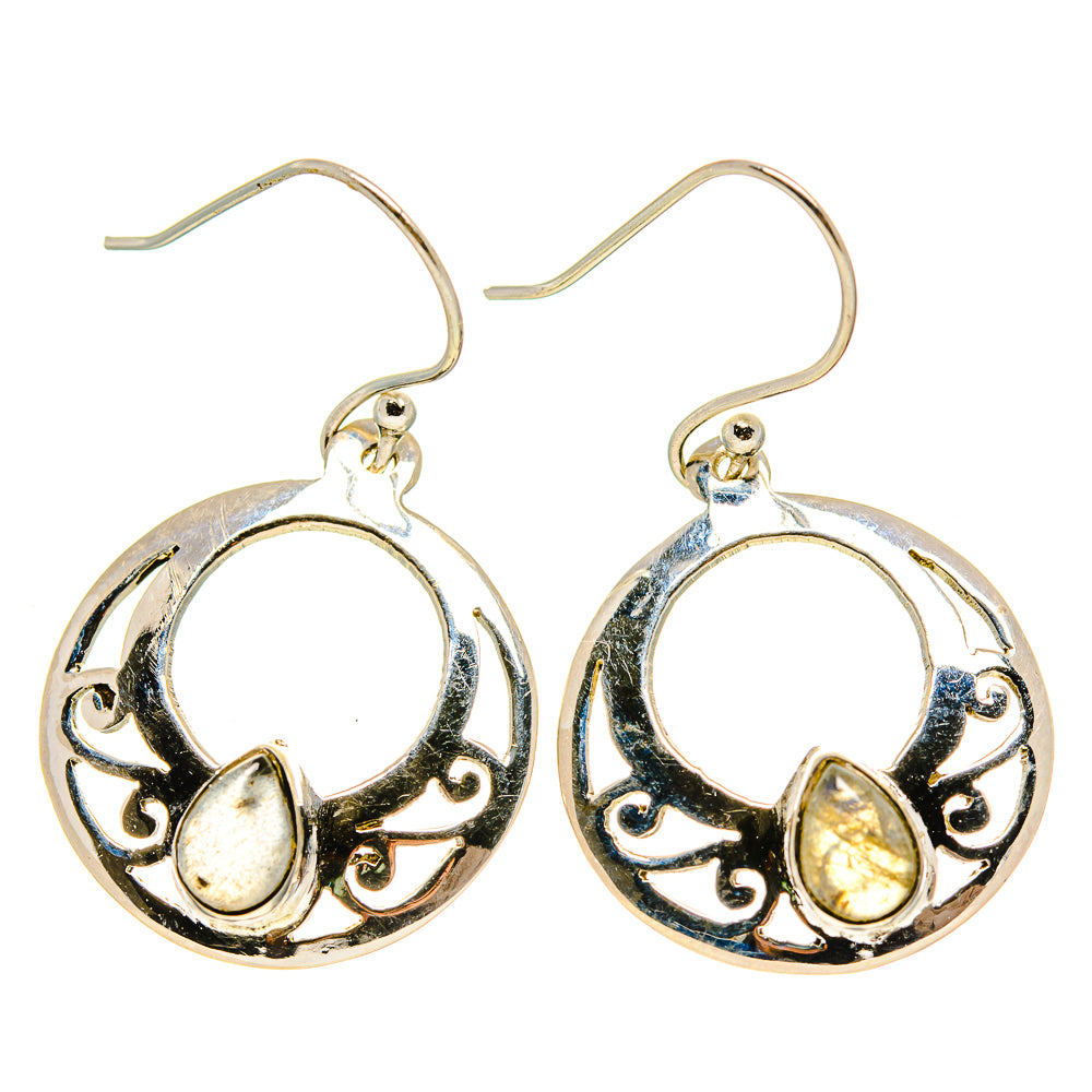 Labradorite Earrings handcrafted by Anasilvercos - EARR413015