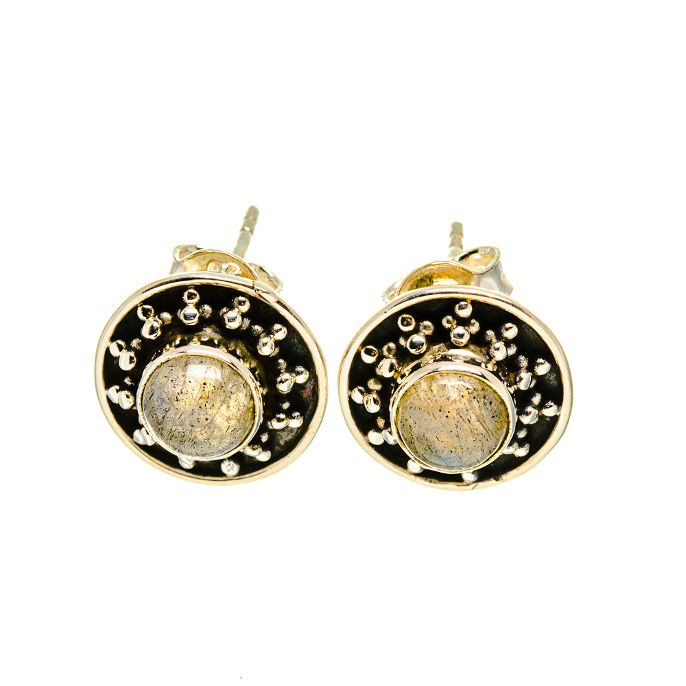 Labradorite Earrings handcrafted by Anasilvercos - EARR413020