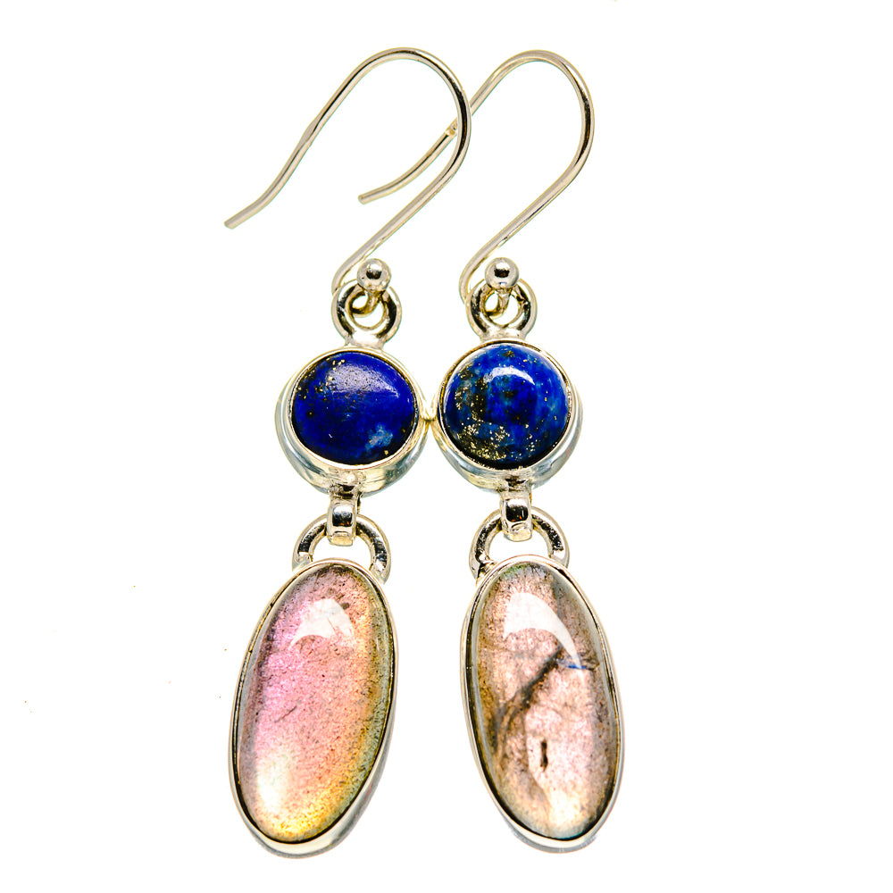 Labradorite Earrings handcrafted by Anasilvercos - EARR413033