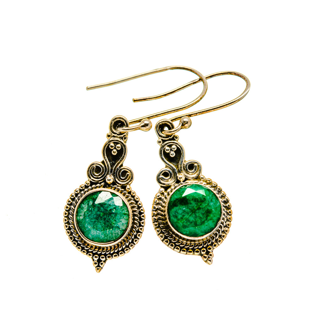 Chrysocolla Earrings handcrafted by Anasilvercos - EARR413035