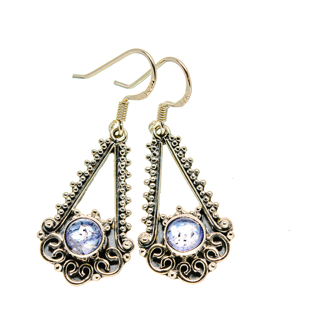Tanzanite Earrings handcrafted by Anasilvercos - EARR413057