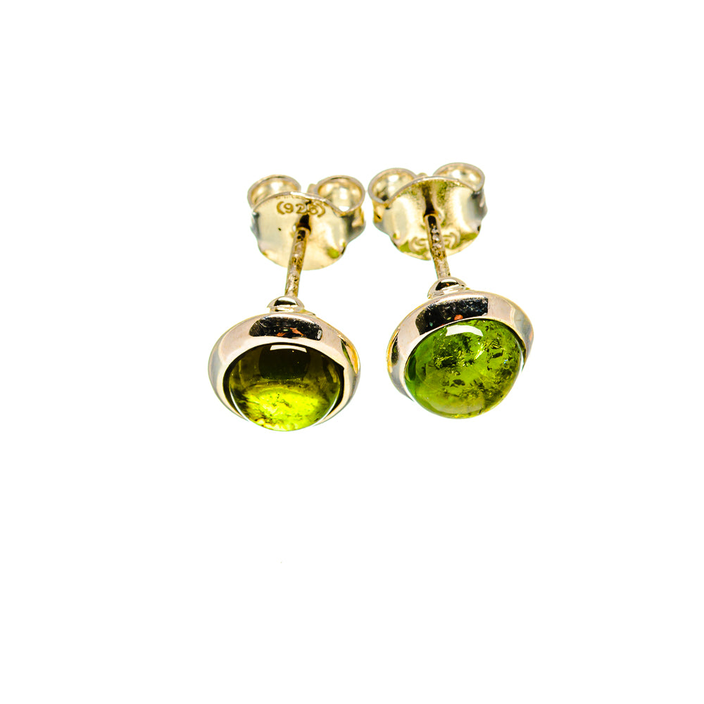Peridot Earrings handcrafted by Anasilvercos - EARR413176