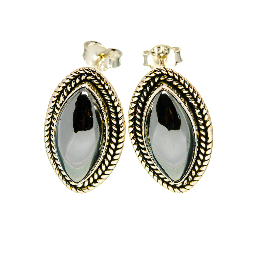 Hematite Earrings handcrafted by Anasilvercos - EARR413177