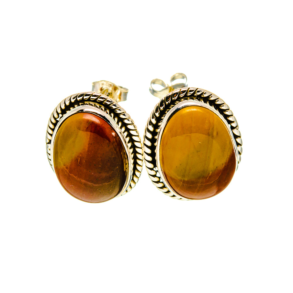 Mookaite Earrings handcrafted by Anasilvercos - EARR413179