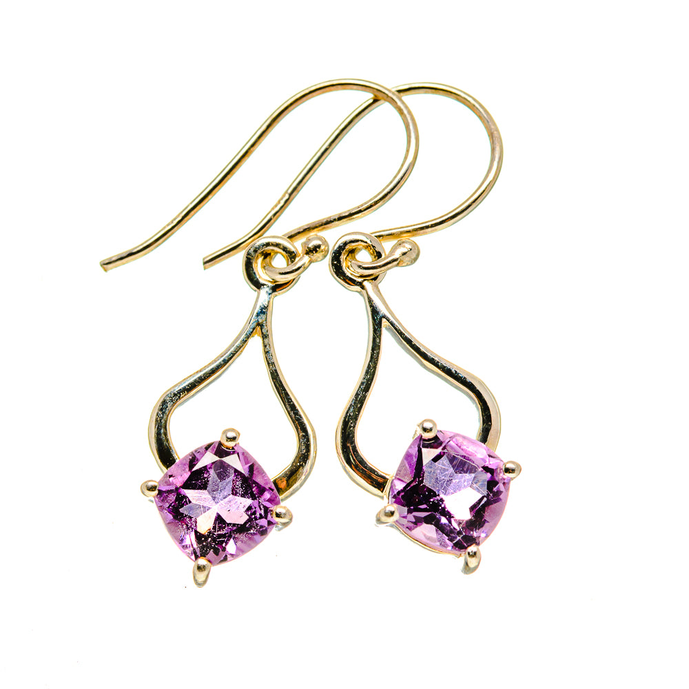 Amethyst Earrings handcrafted by Anasilvercos - EARR413198