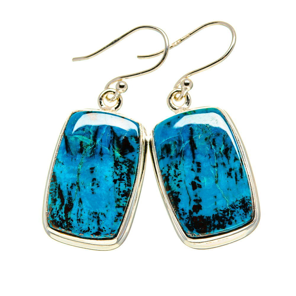 Arizona Turquoise Earrings handcrafted by Anasilvercos - EARR413204