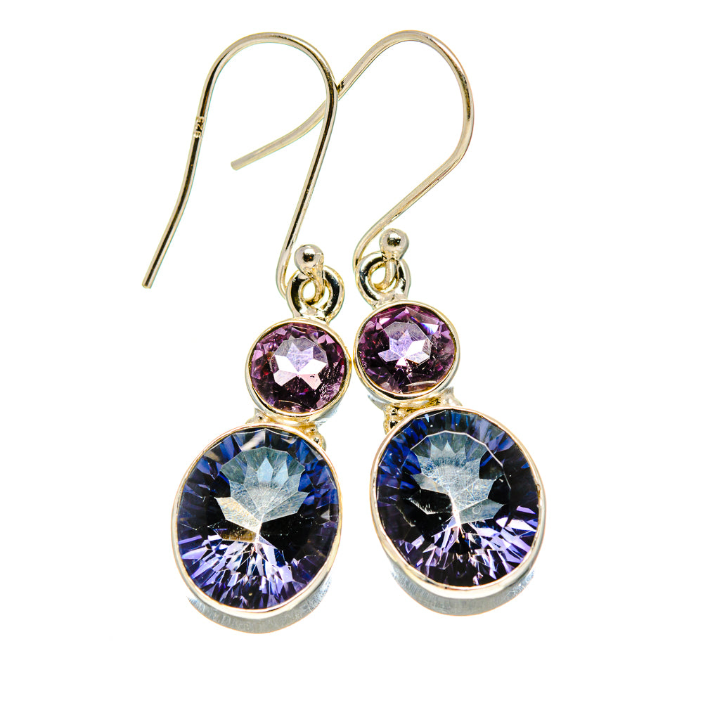 Blue Mystic Topaz Earrings handcrafted by Anasilvercos - EARR413213