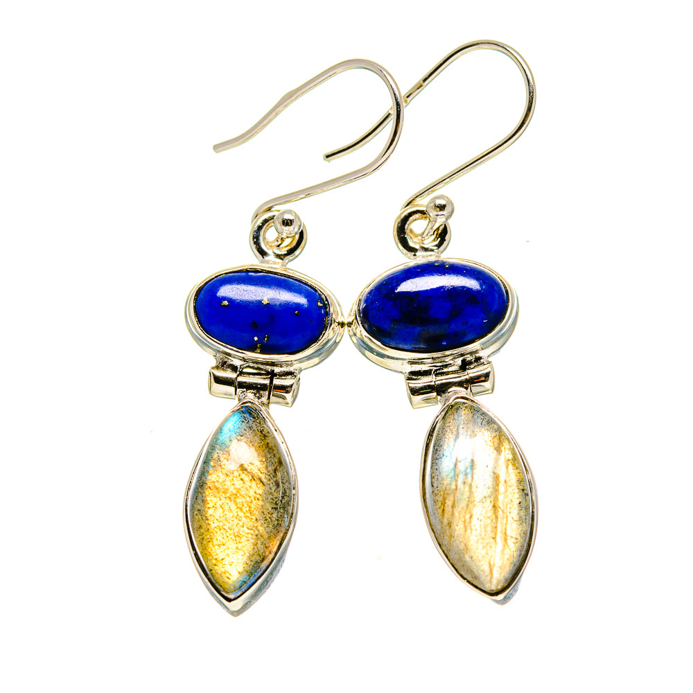 Labradorite Earrings handcrafted by Anasilvercos - EARR413240