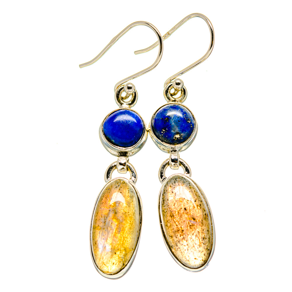 Labradorite Earrings handcrafted by Anasilvercos - EARR413249