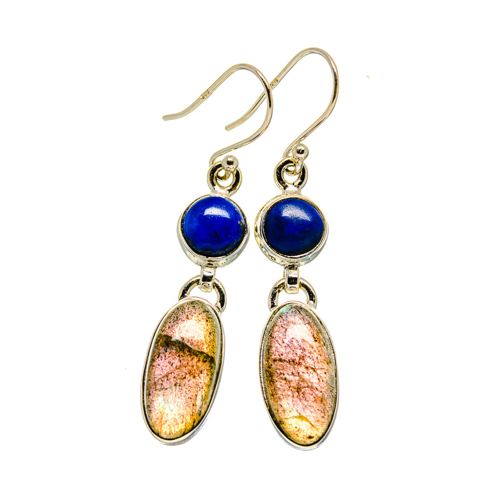 Labradorite Earrings handcrafted by Anasilvercos - EARR413272