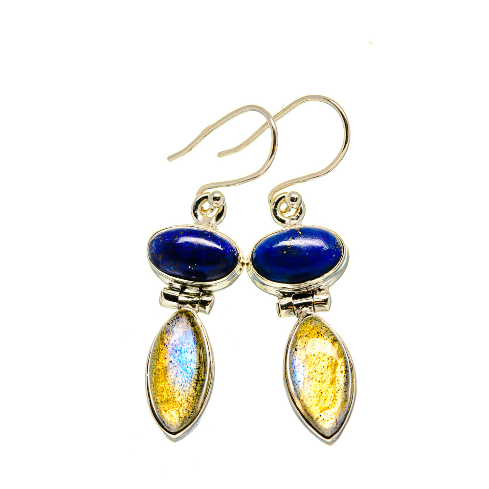 Labradorite Earrings handcrafted by Anasilvercos - EARR413282