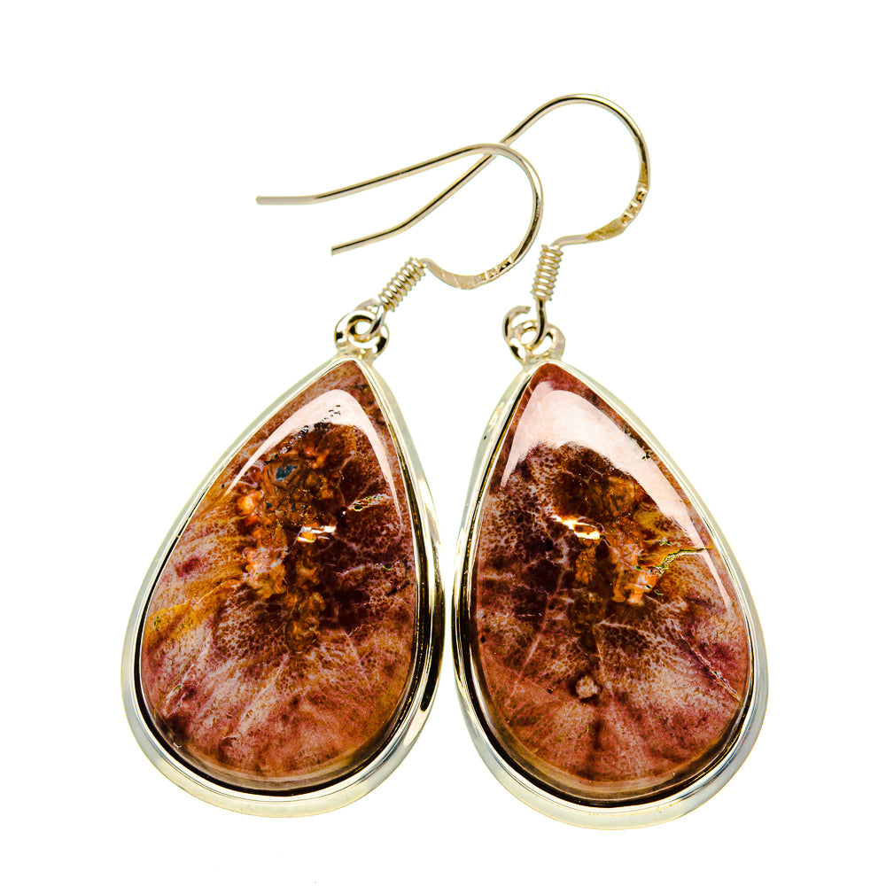Mookaite Earrings handcrafted by Anasilvercos - EARR413288