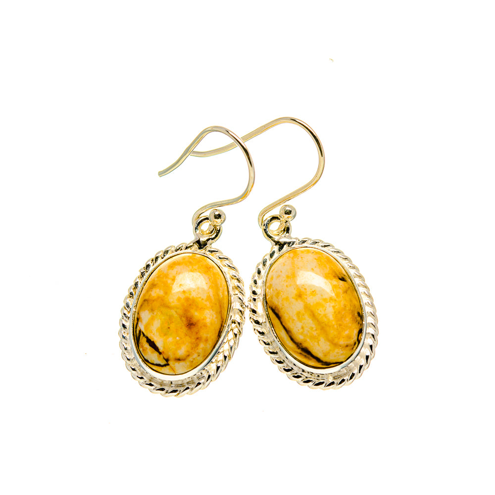 Picture Jasper Earrings handcrafted by Anasilvercos - EARR413298