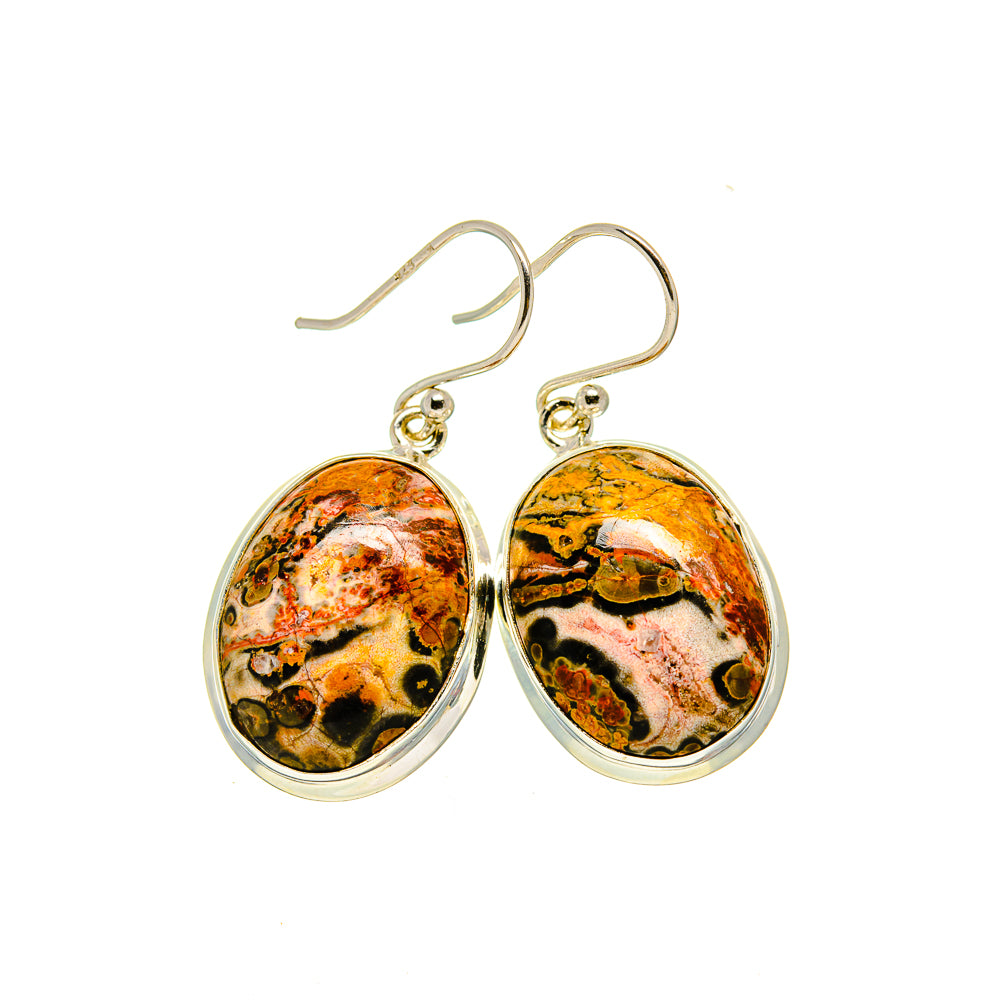 Ocean Jasper Earrings handcrafted by Anasilvercos - EARR413315