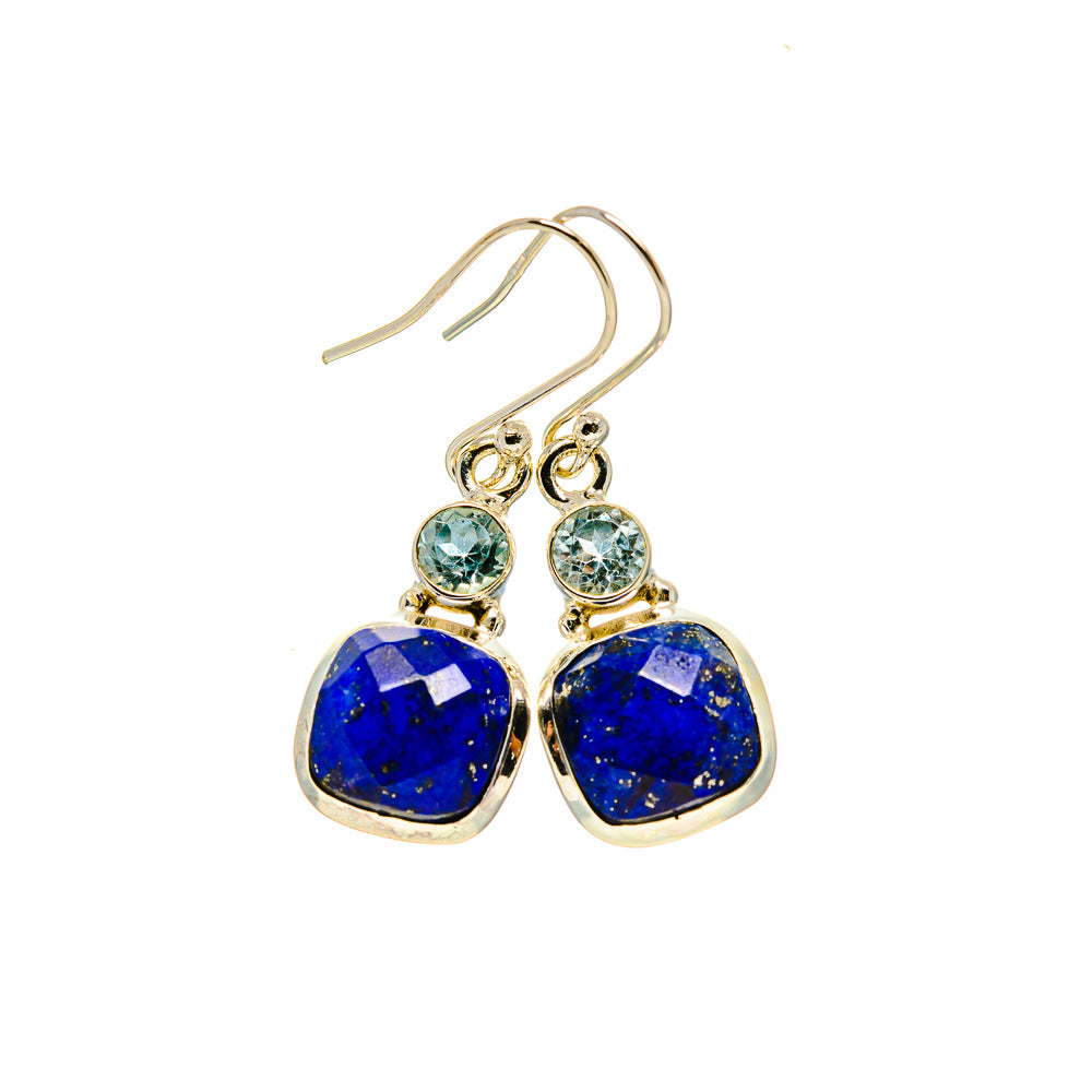 Lapis Lazuli Earrings handcrafted by Anasilvercos - EARR413331