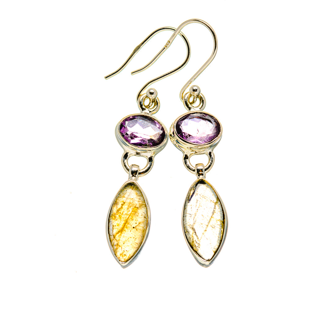 Labradorite Earrings handcrafted by Anasilvercos - EARR413367