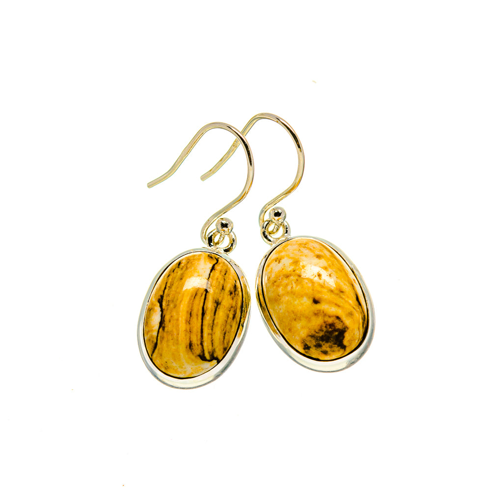 Picture Jasper Earrings handcrafted by Anasilvercos - EARR413414