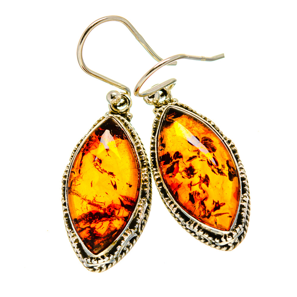Baltic Amber Earrings handcrafted by Anasilvercos - EARR413429