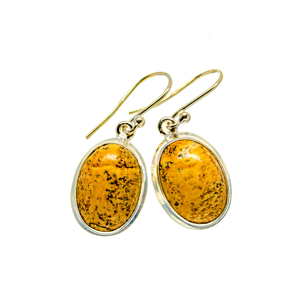 Picture Jasper Earrings handcrafted by Anasilvercos - EARR413453