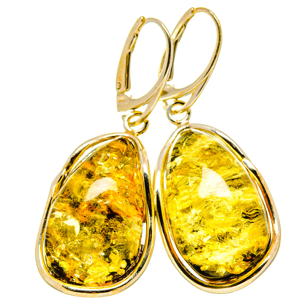 Baltic Amber Earrings handcrafted by Anasilvercos - EARR413506