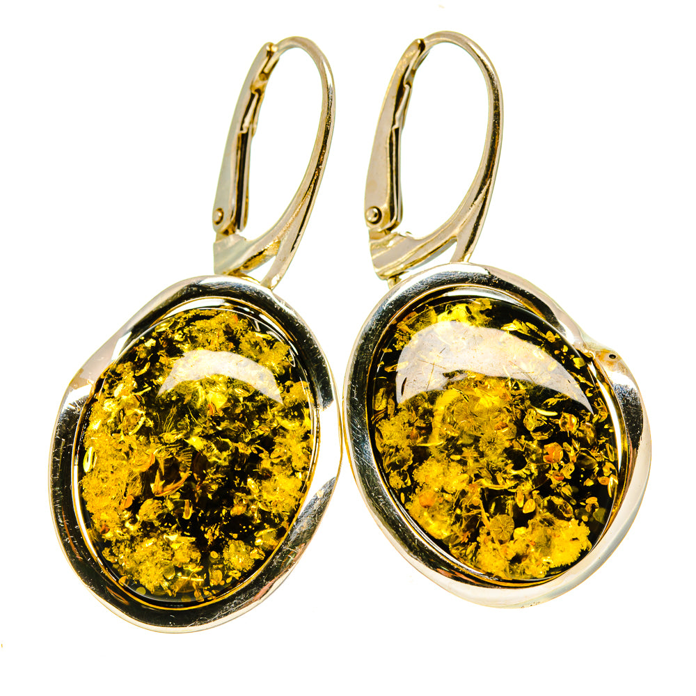 Baltic Amber Earrings handcrafted by Anasilvercos - EARR413510