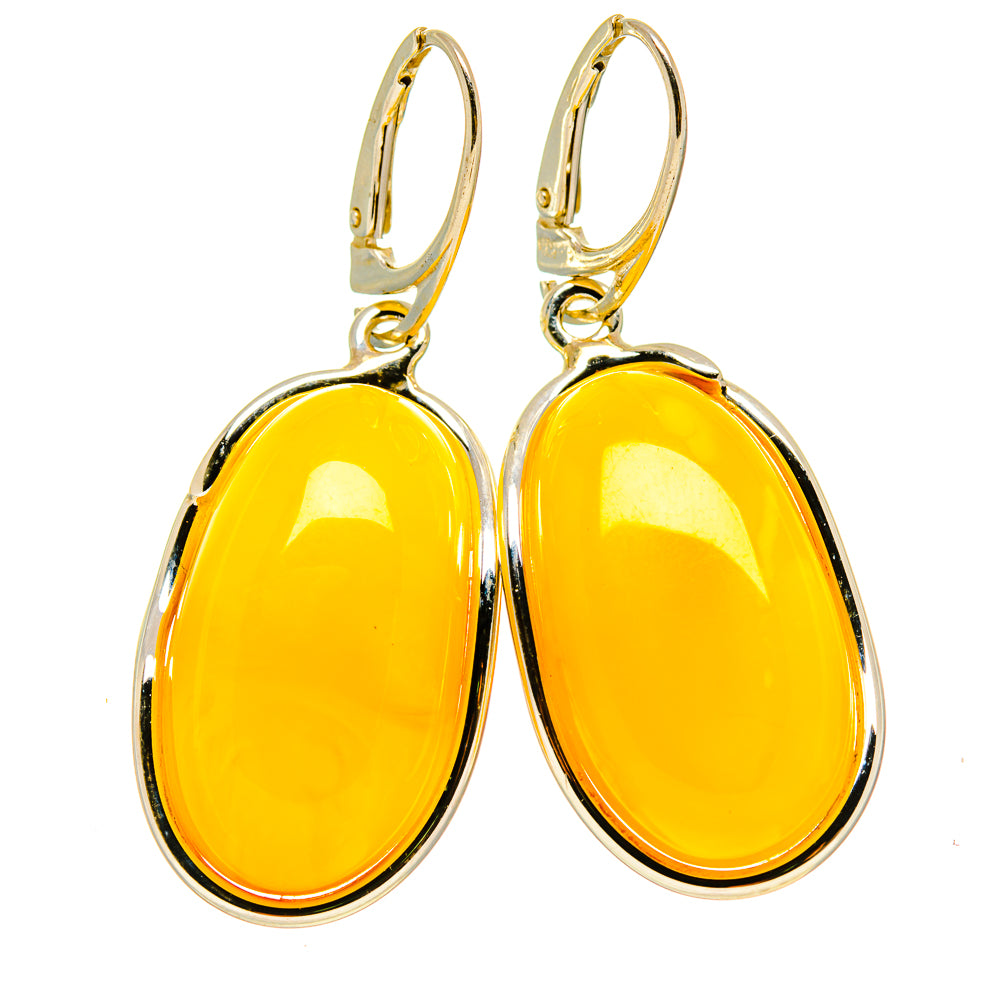 Baltic Amber Earrings handcrafted by Anasilvercos - EARR413513