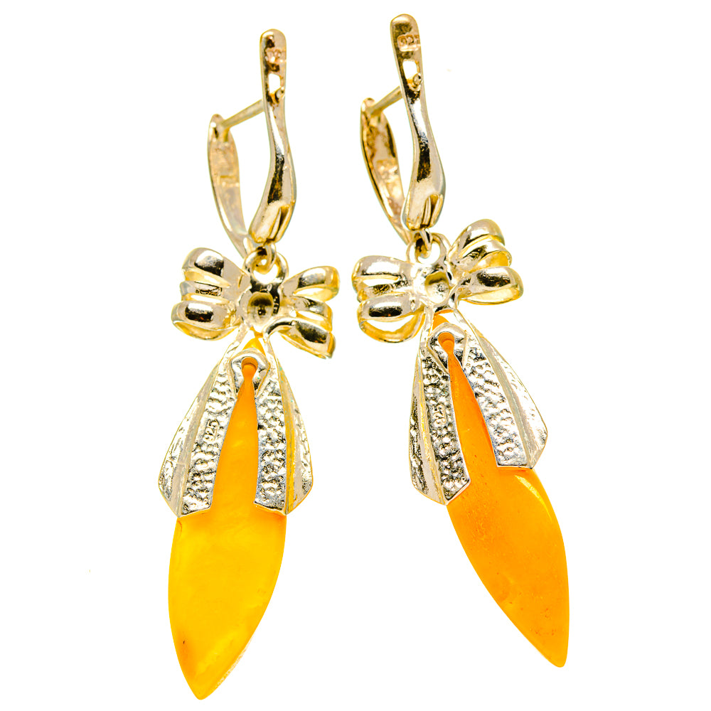 Baltic Amber Earrings handcrafted by Anasilvercos - EARR413516