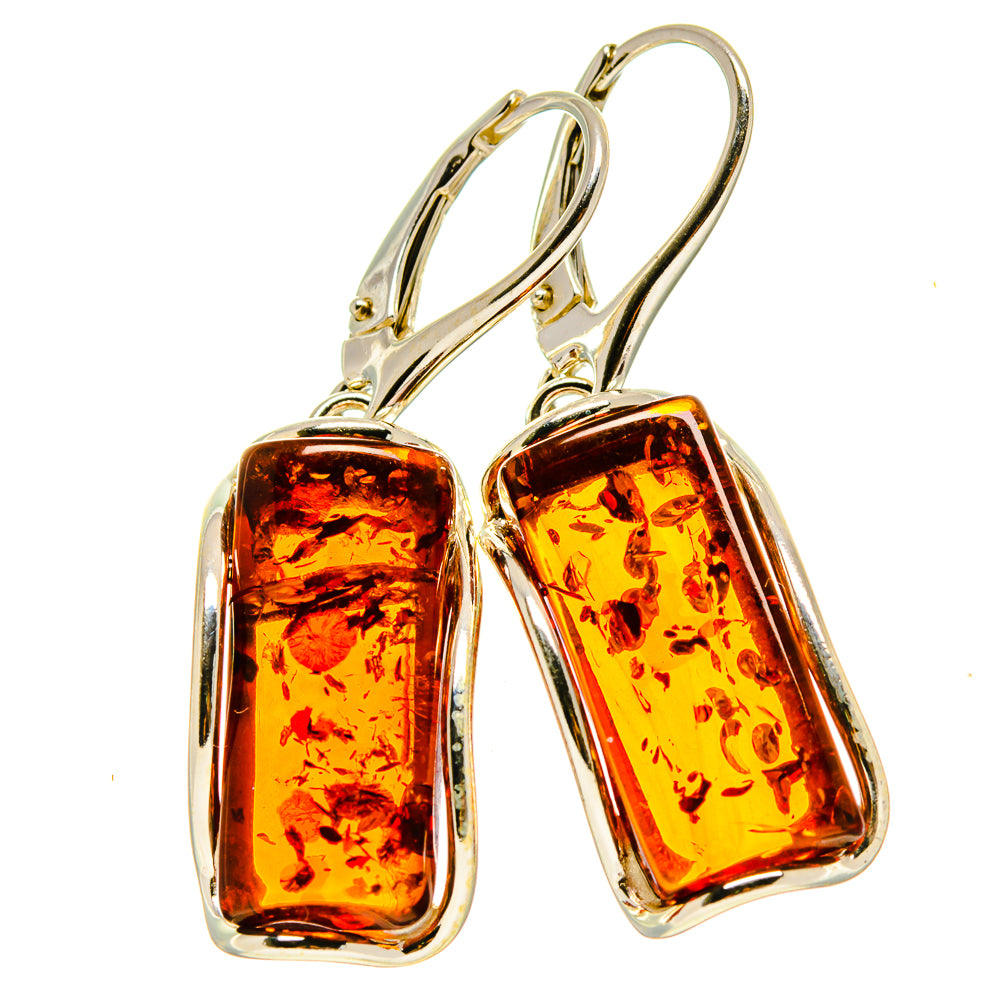 Baltic Amber Earrings handcrafted by Anasilvercos - EARR413518
