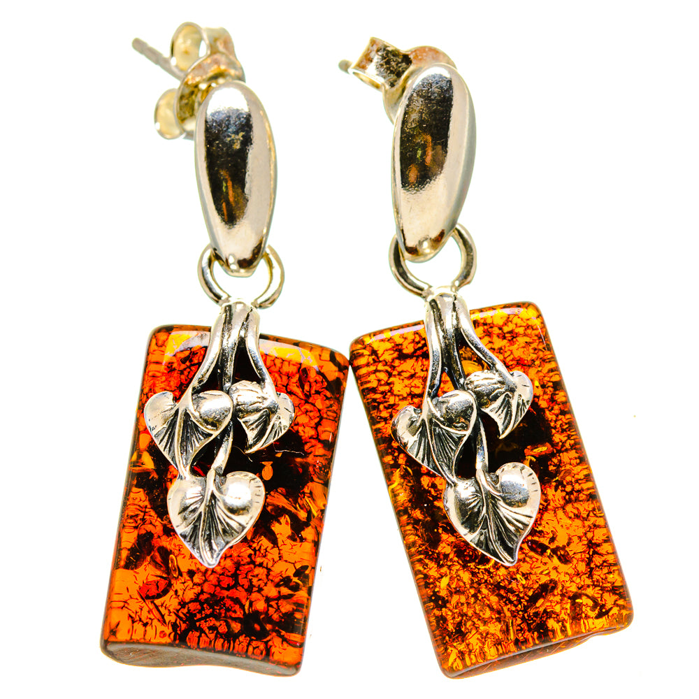 Baltic Amber Earrings handcrafted by Anasilvercos - EARR413520