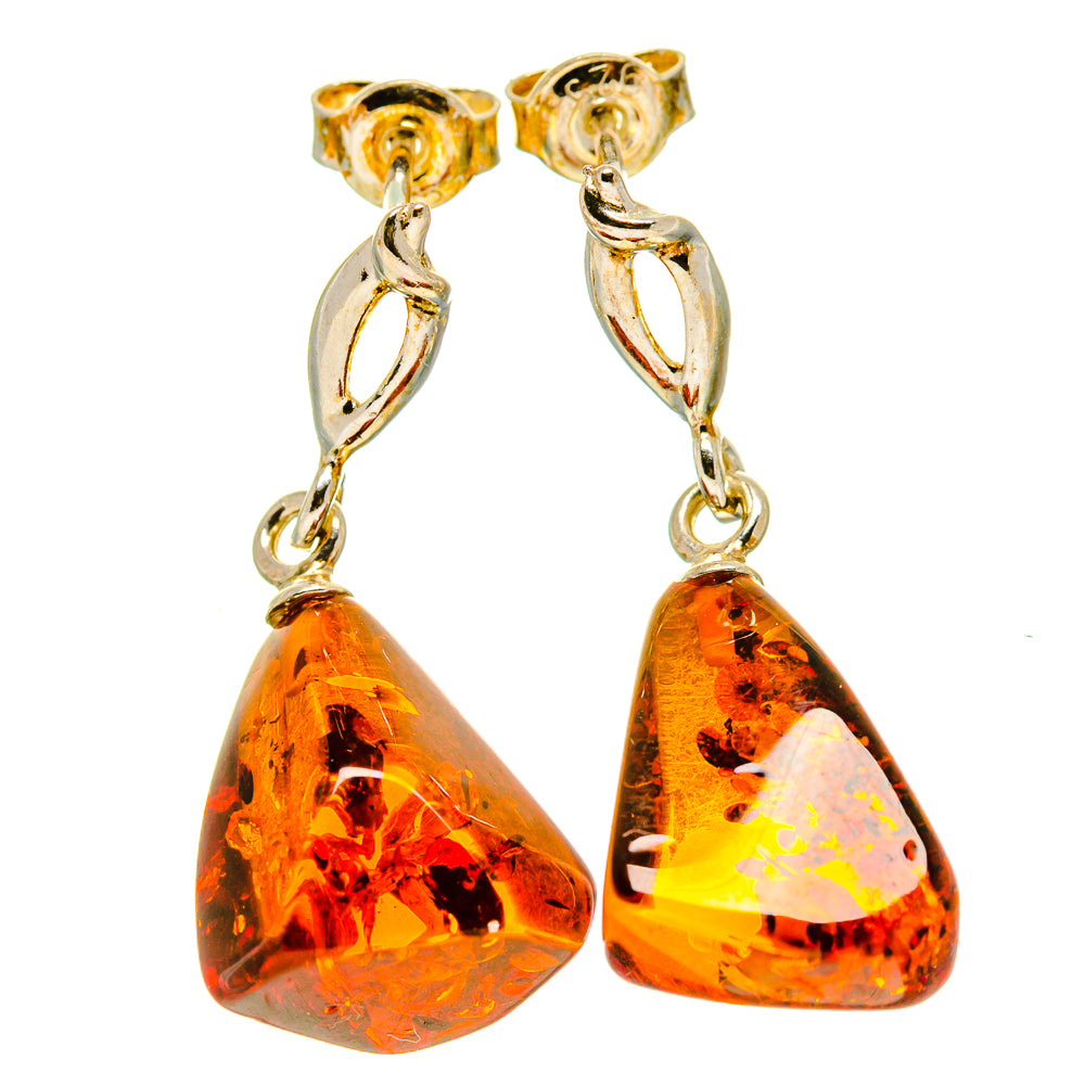 Baltic Amber Earrings handcrafted by Anasilvercos - EARR413528