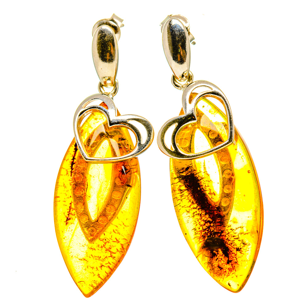 Baltic Amber Earrings handcrafted by Anasilvercos - EARR413530