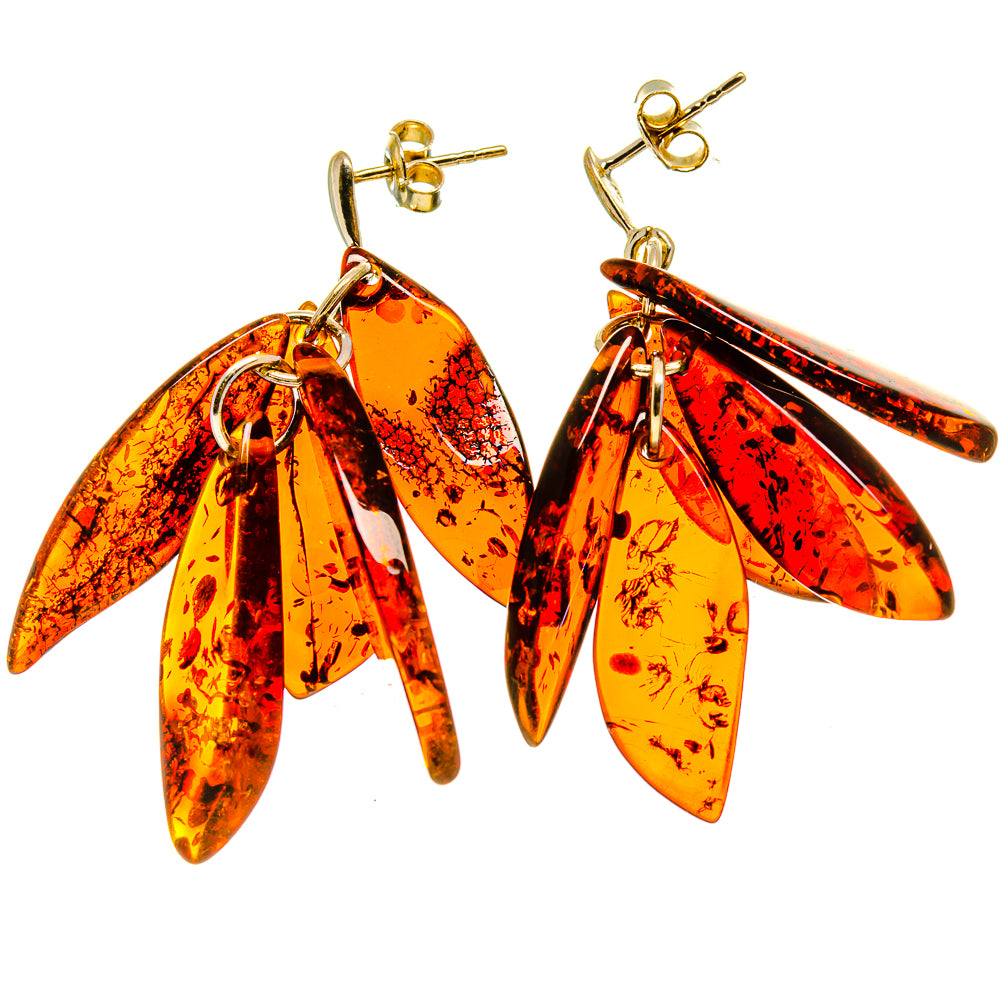 Baltic Amber Earrings handcrafted by Anasilvercos - EARR413545