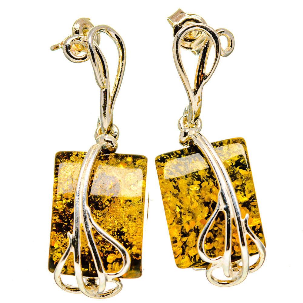 Baltic Amber Earrings handcrafted by Anasilvercos - EARR413549