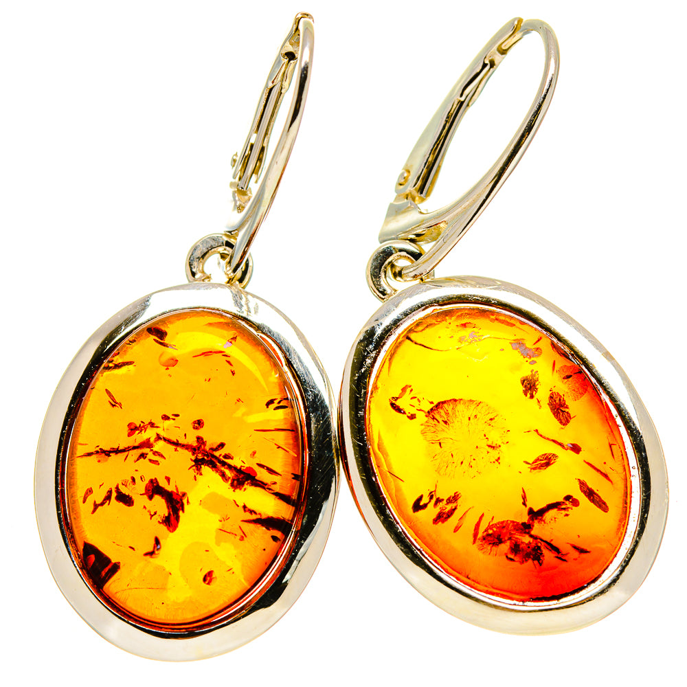 Baltic Amber Earrings handcrafted by Anasilvercos - EARR413551