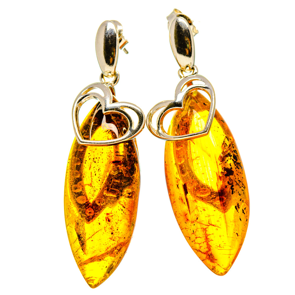 Baltic Amber Earrings handcrafted by Anasilvercos - EARR413554