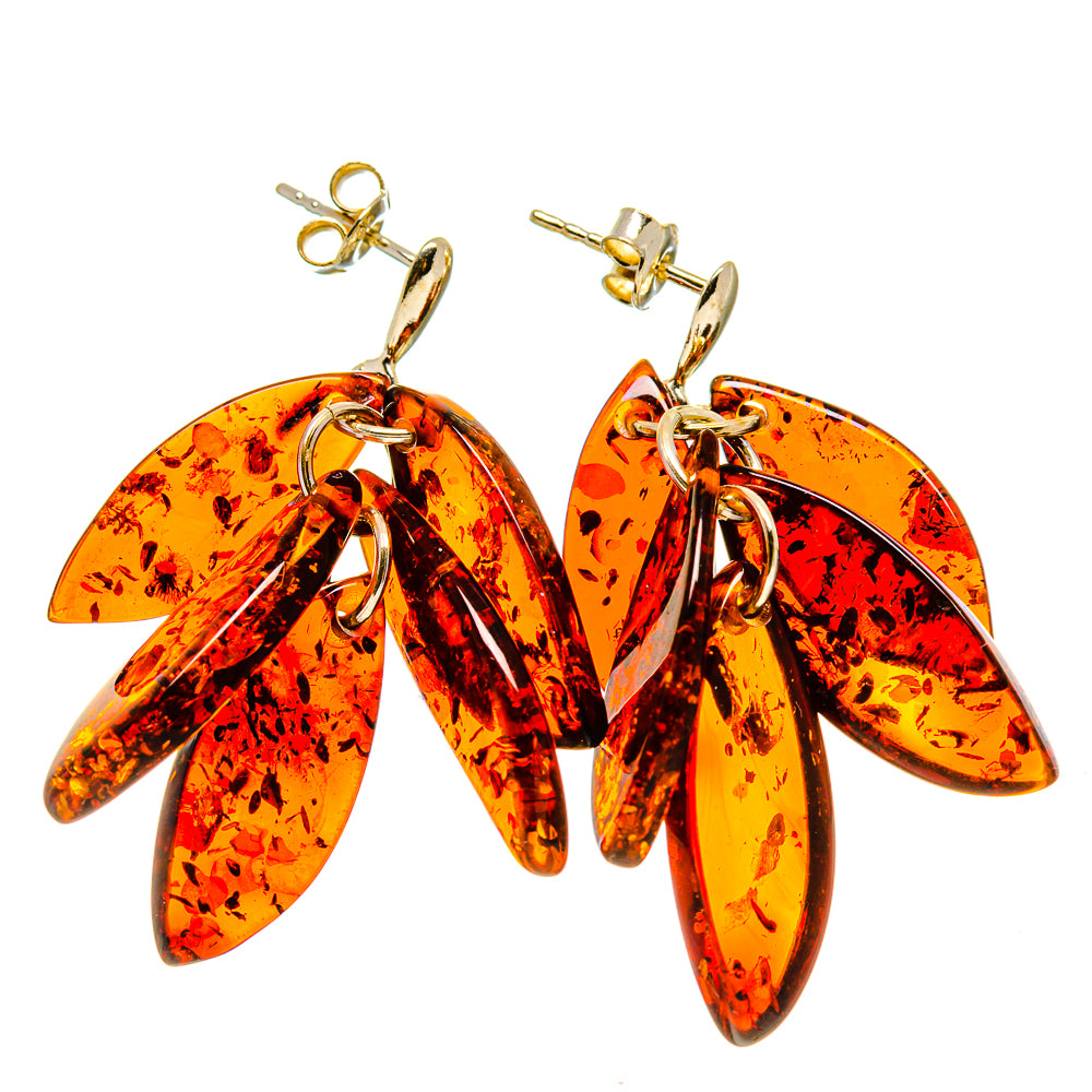 Baltic Amber Earrings handcrafted by Anasilvercos - EARR413559