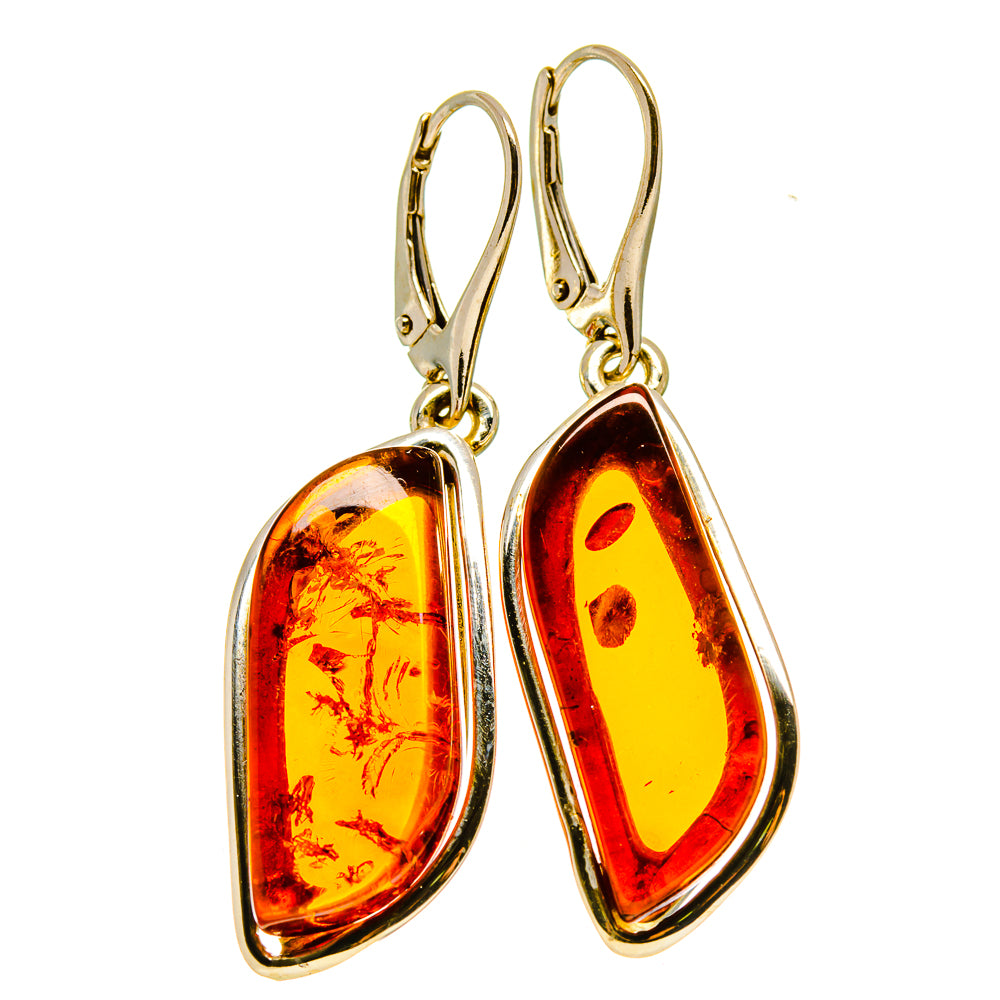 Baltic Amber Earrings handcrafted by Anasilvercos - EARR413560